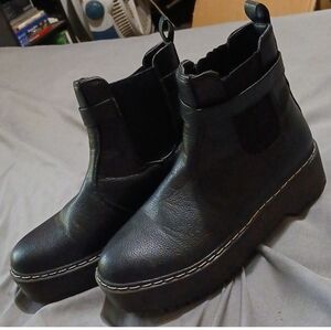 Unionbay Women's Black Leather‎ Boots. Sz.7